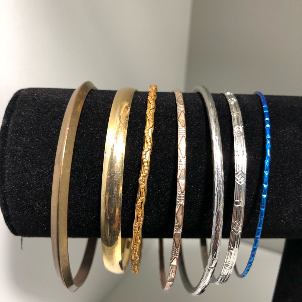Bangle Bracelet - 7 pieces